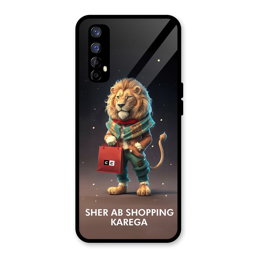 Shopping Sher Glass Back Case for Realme Narzo 20 Pro