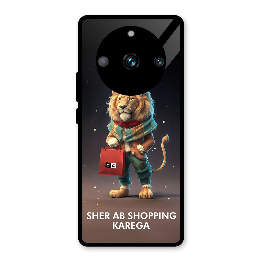 Shopping Sher Glass Back Case for Realme Narzo 60 Pro