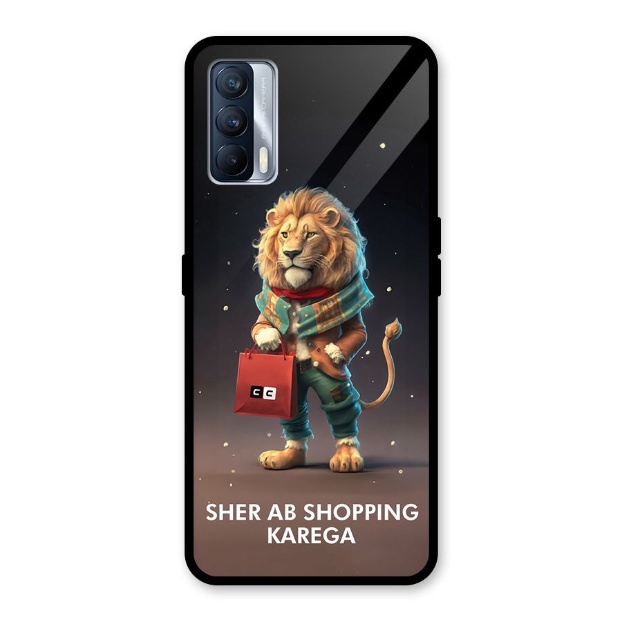 Shopping Sher Glass Back Case for Realme X7