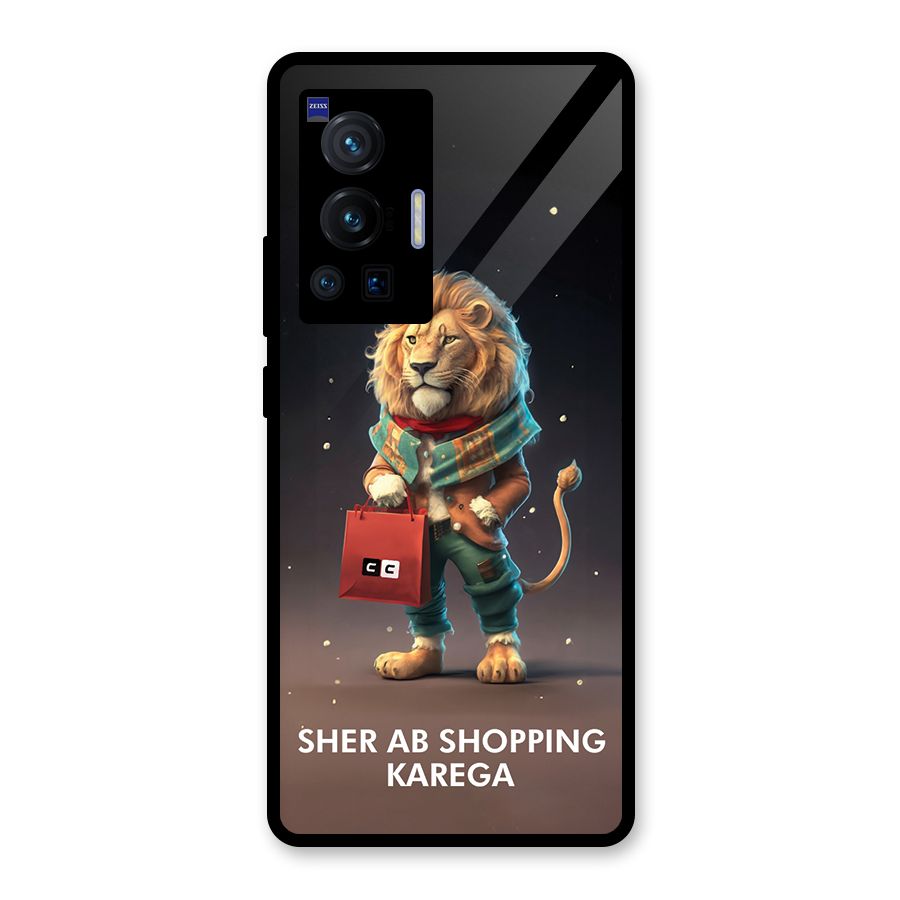 Shopping Sher Glass Back Case for Vivo X70 Pro