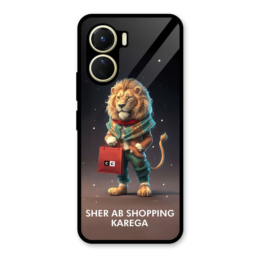 Shopping Sher Glass Back Case for Vivo Y56