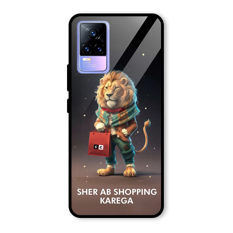 Shopping Sher Glass Back Case for Vivo Y73
