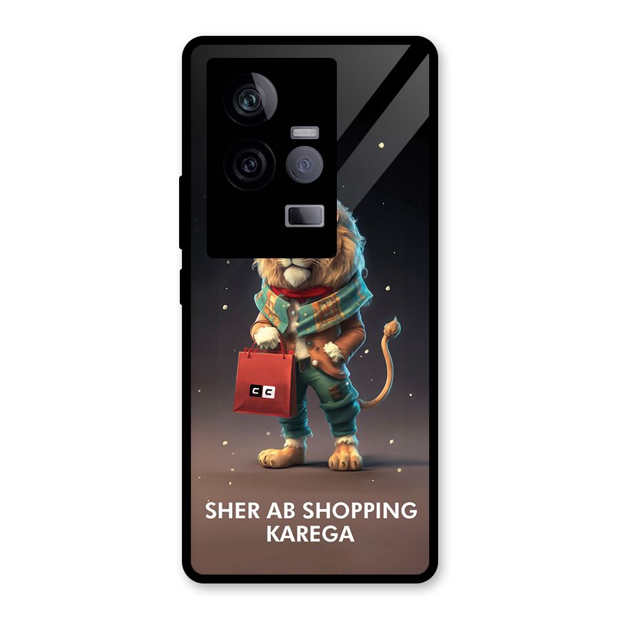 Shopping Sher Glass Back Case for Vivo iQOO 11 5G