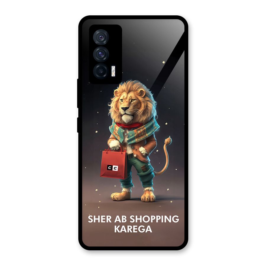 Shopping Sher Glass Back Case for Vivo iQOO 7 5G