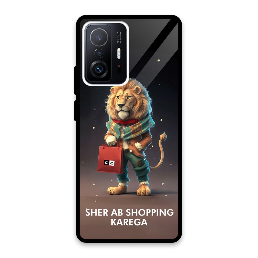 Shopping Sher Glass Back Case for Xiaomi 11T Pro
