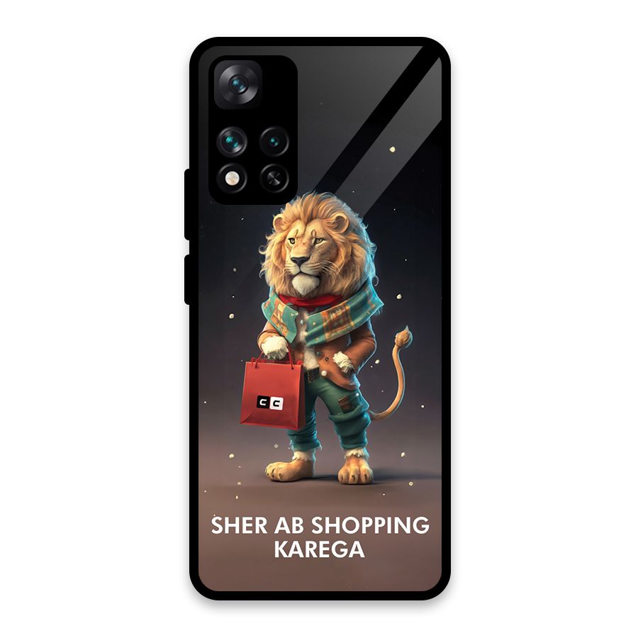 Shopping Sher Glass Back Case for Xiaomi 11i HyperCharge 5G