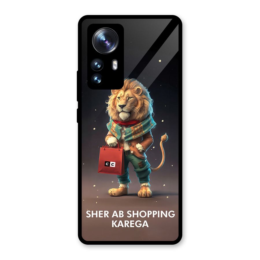 Shopping Sher Glass Back Case for Xiaomi 12 Pro