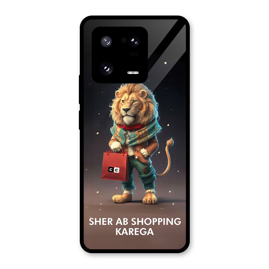 Shopping Sher Glass Back Case for Xiaomi 13 Pro