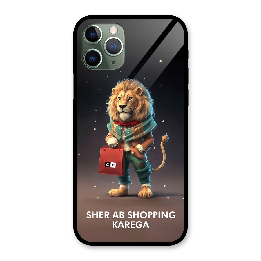 Shopping Sher Glass Back Case for iPhone 11 Pro