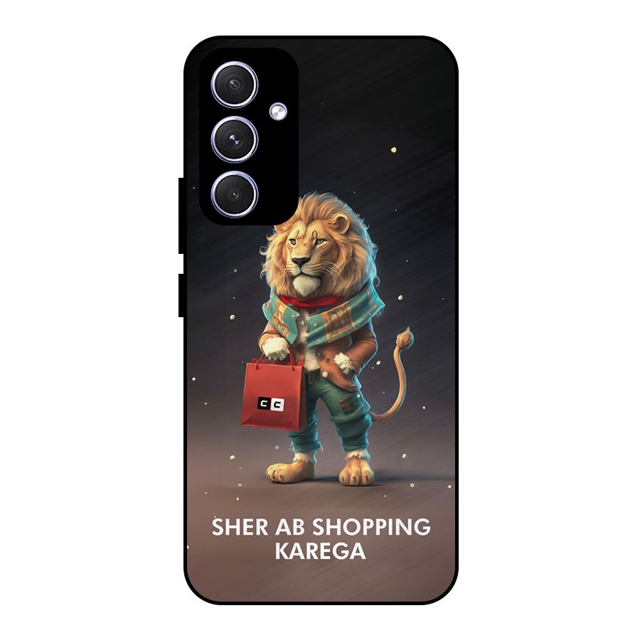 Shopping Sher Metal Back Case for Galaxy A54