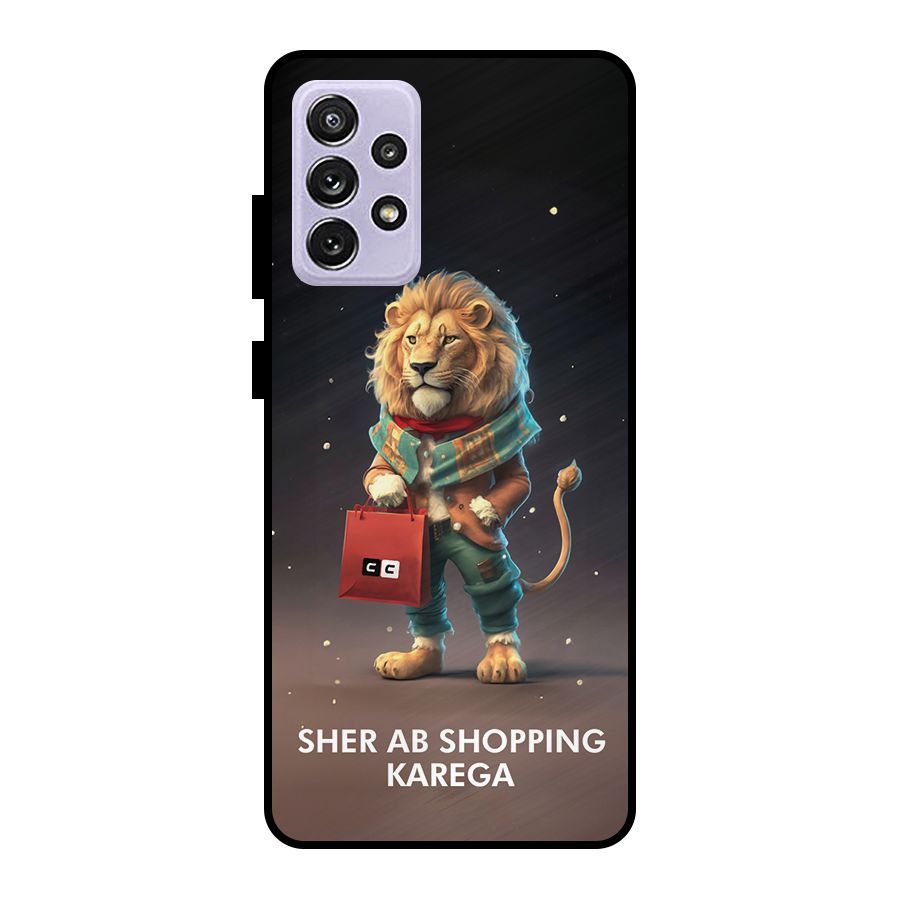 Shopping Sher Metal Back Case for Galaxy A72