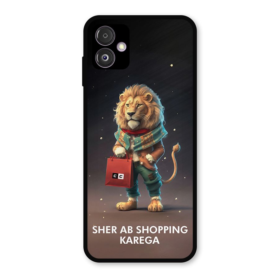 Shopping Sher Metal Back Case for Galaxy F14