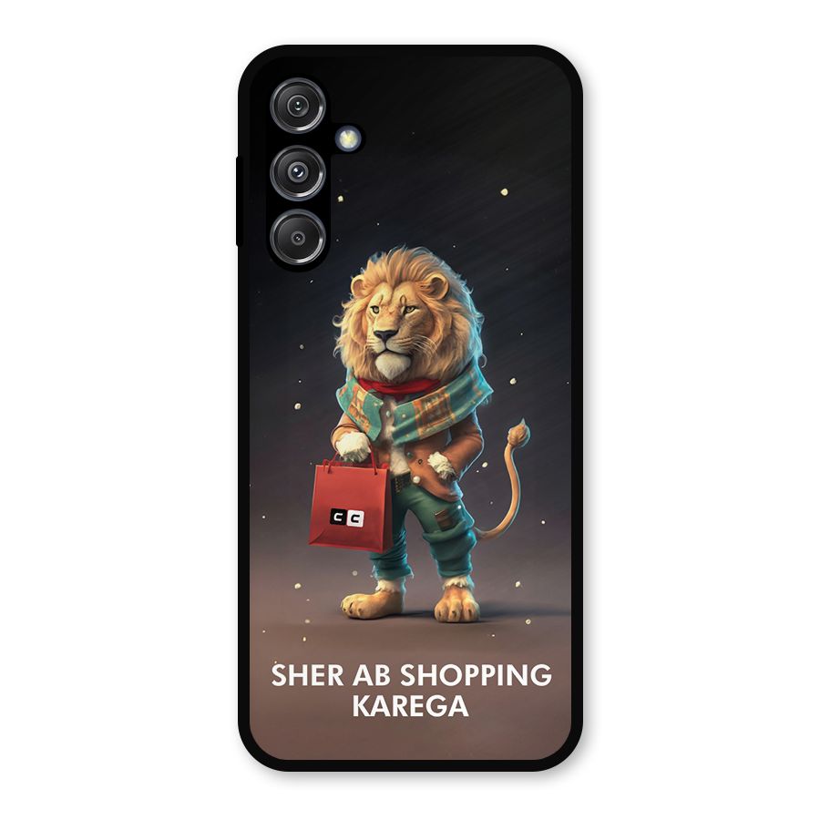 Shopping Sher Metal Back Case for Galaxy M34 5G