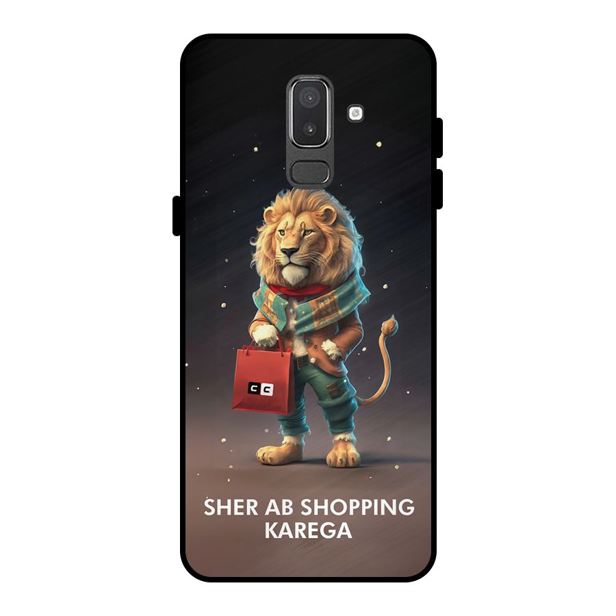 Shopping Sher Metal Back Case for Galaxy On8 (2018)