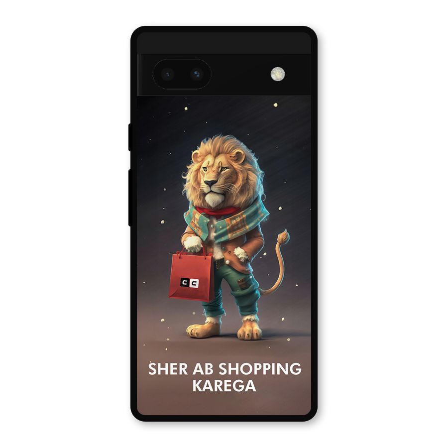 Shopping Sher Metal Back Case for Google Pixel 6a