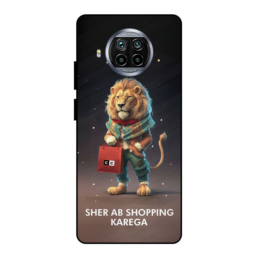 Shopping Sher Metal Back Case for Mi 10i
