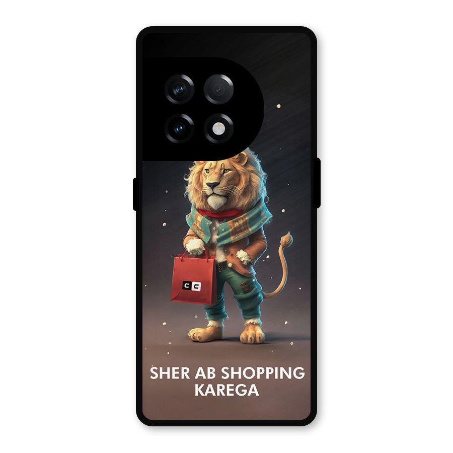 Shopping Sher Metal Back Case for OnePlus 11R
