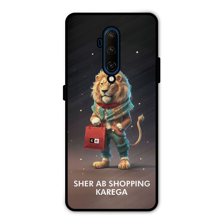 Shopping Sher Metal Back Case for OnePlus 7T Pro