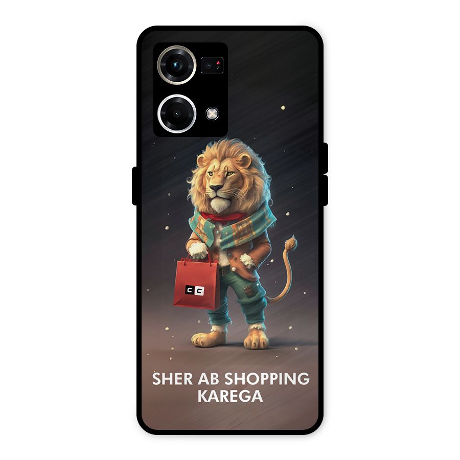 Shopping Sher Metal Back Case for Oppo F21s Pro 4G