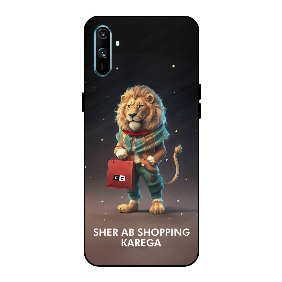 Shopping Sher Metal Back Case for Realme C3