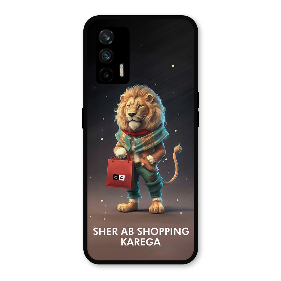 Shopping Sher Metal Back Case for Realme GT 5G