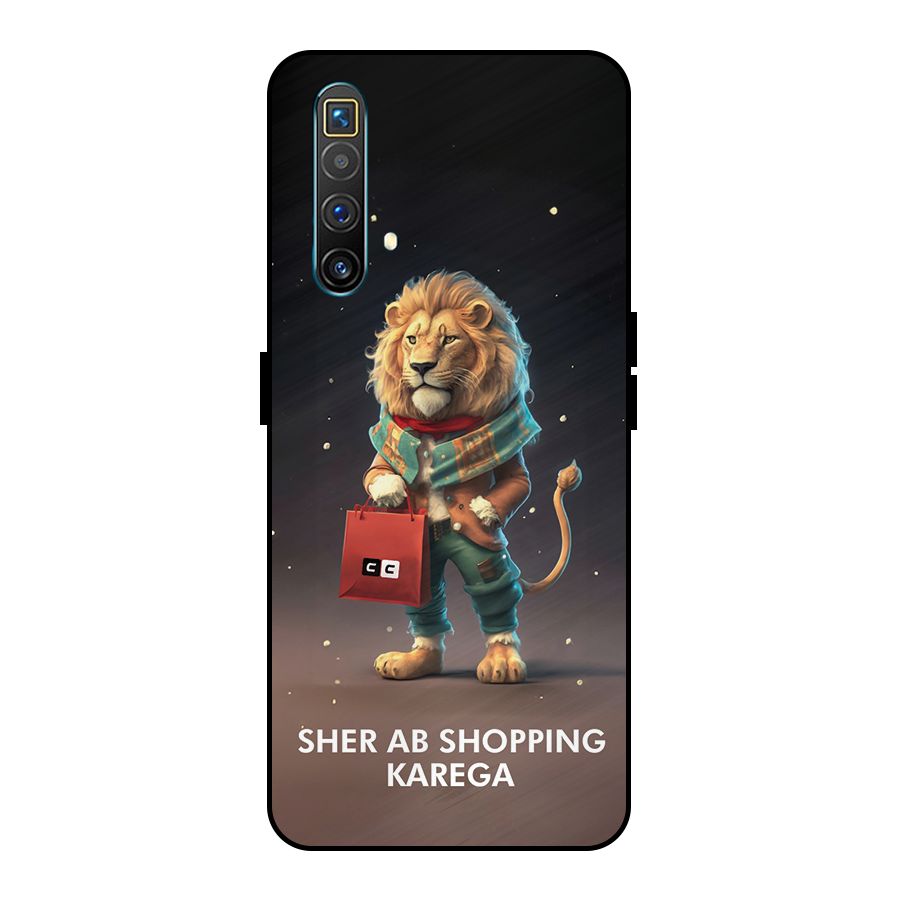 Shopping Sher Metal Back Case for Realme X3