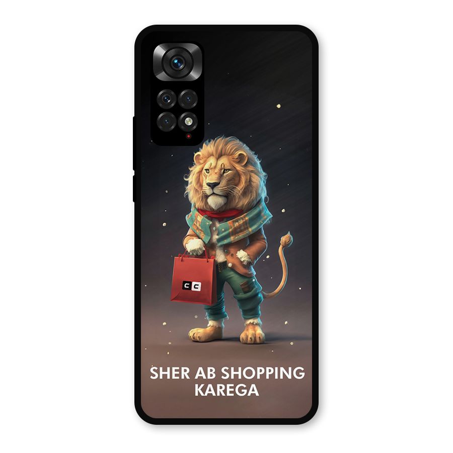 Shopping Sher Metal Back Case for Redmi Note 11s