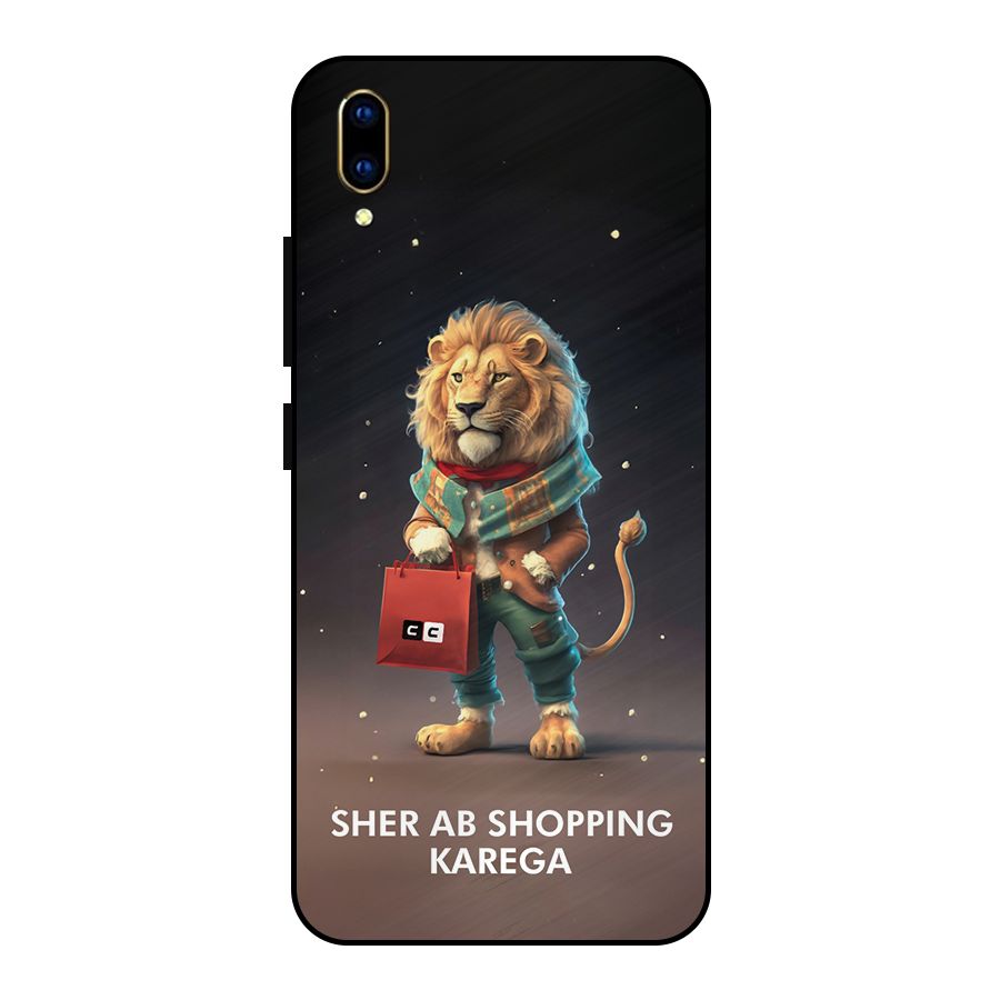 Shopping Sher Metal Back Case for Vivo V11 Pro