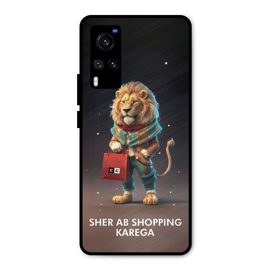 Shopping Sher Metal Back Case for Vivo X60