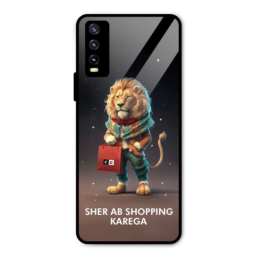 Shopping Sher Metal Back Case for Vivo Y20
