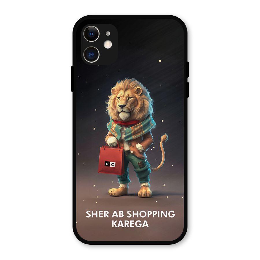Shopping Sher Metal Back Case for iPhone 11