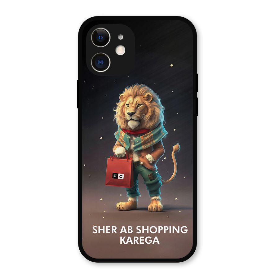Shopping Sher Metal Back Case for iPhone 12