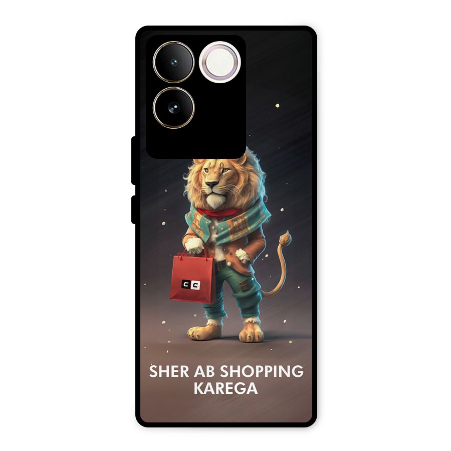 Shopping Sher Metal Back Case for iQOO Z7 Pro
