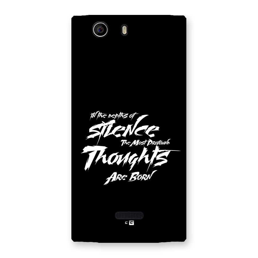 Silent Thoughts Back Case for Canvas Nitro 2 E311