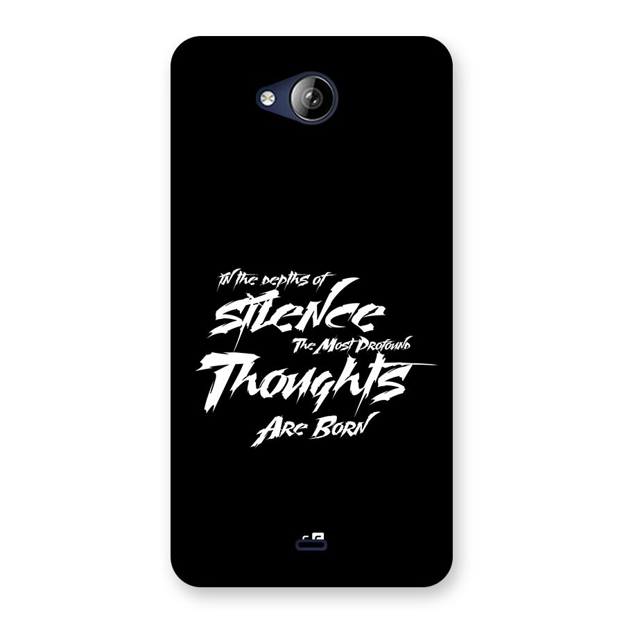 Silent Thoughts Back Case for Canvas Play Q355