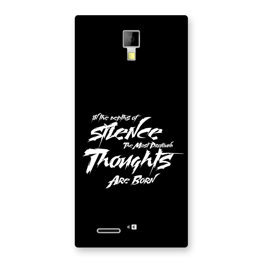 Silent Thoughts Back Case for Canvas Xpress A99