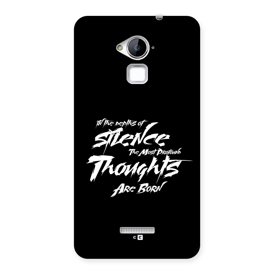Silent Thoughts Back Case for Coolpad Note 3