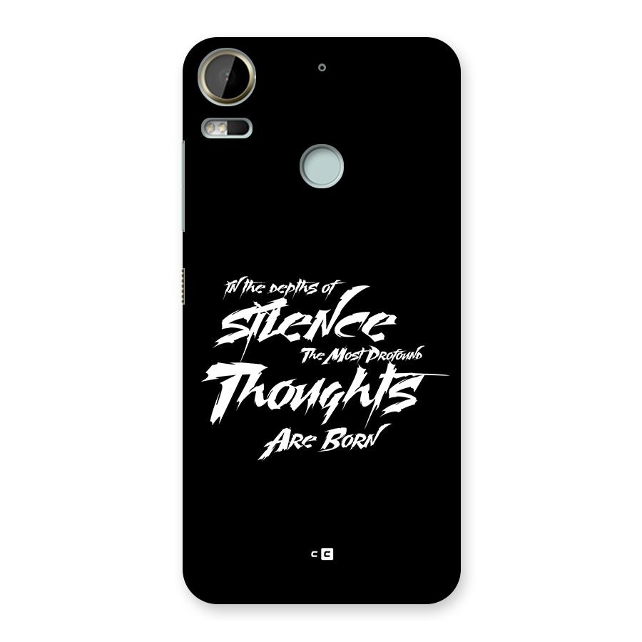 Silent Thoughts Back Case for Desire 10 Pro