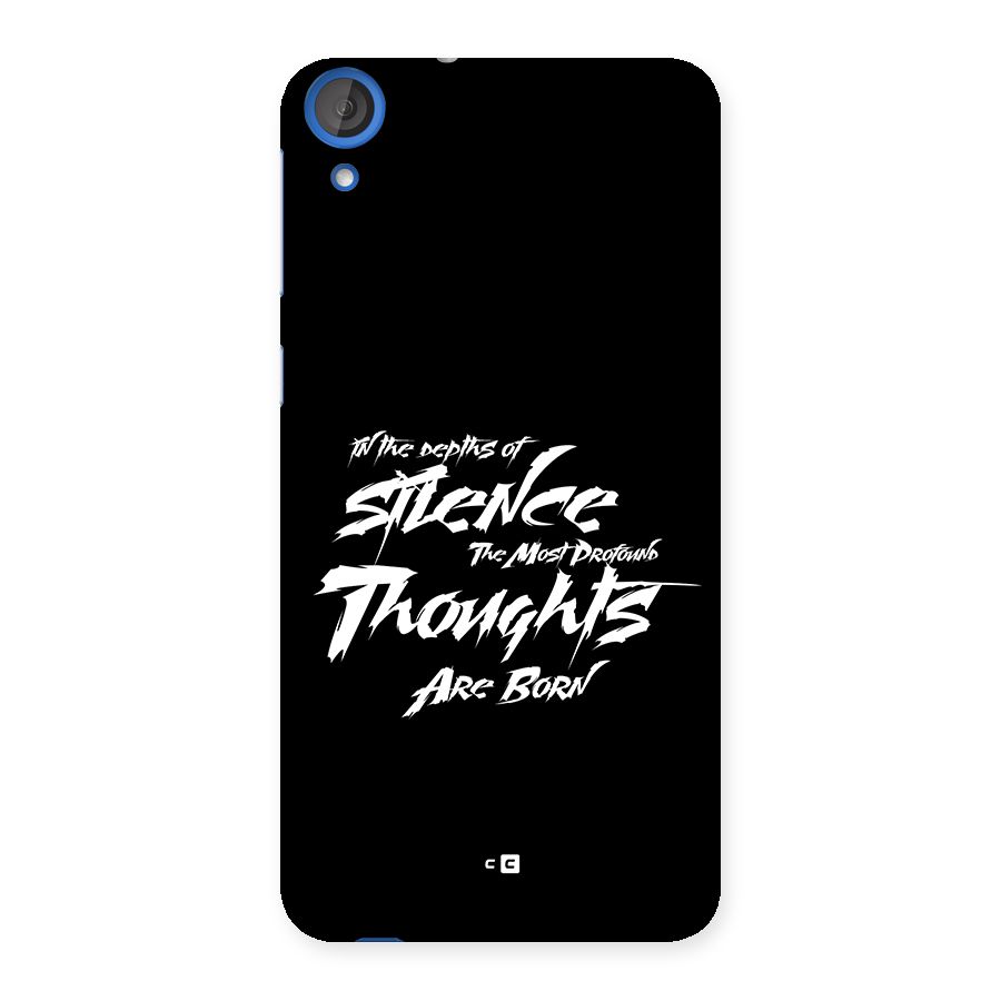 Silent Thoughts Back Case for Desire 820s