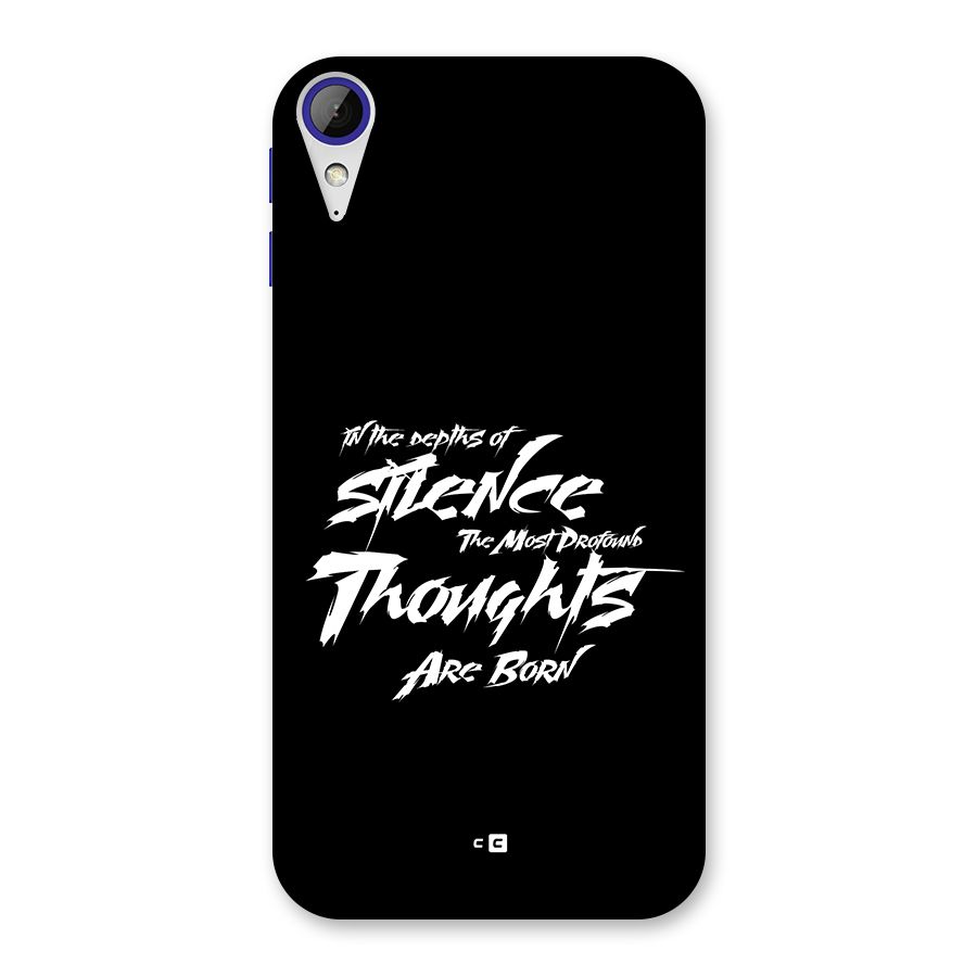 Silent Thoughts Back Case for Desire 830