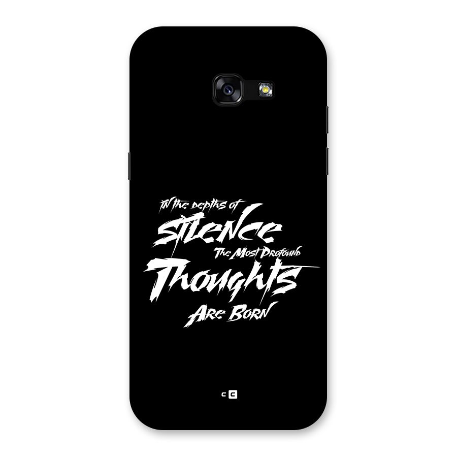 Silent Thoughts Back Case for Galaxy A5 2017