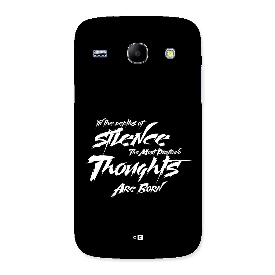Silent Thoughts Back Case for Galaxy Core