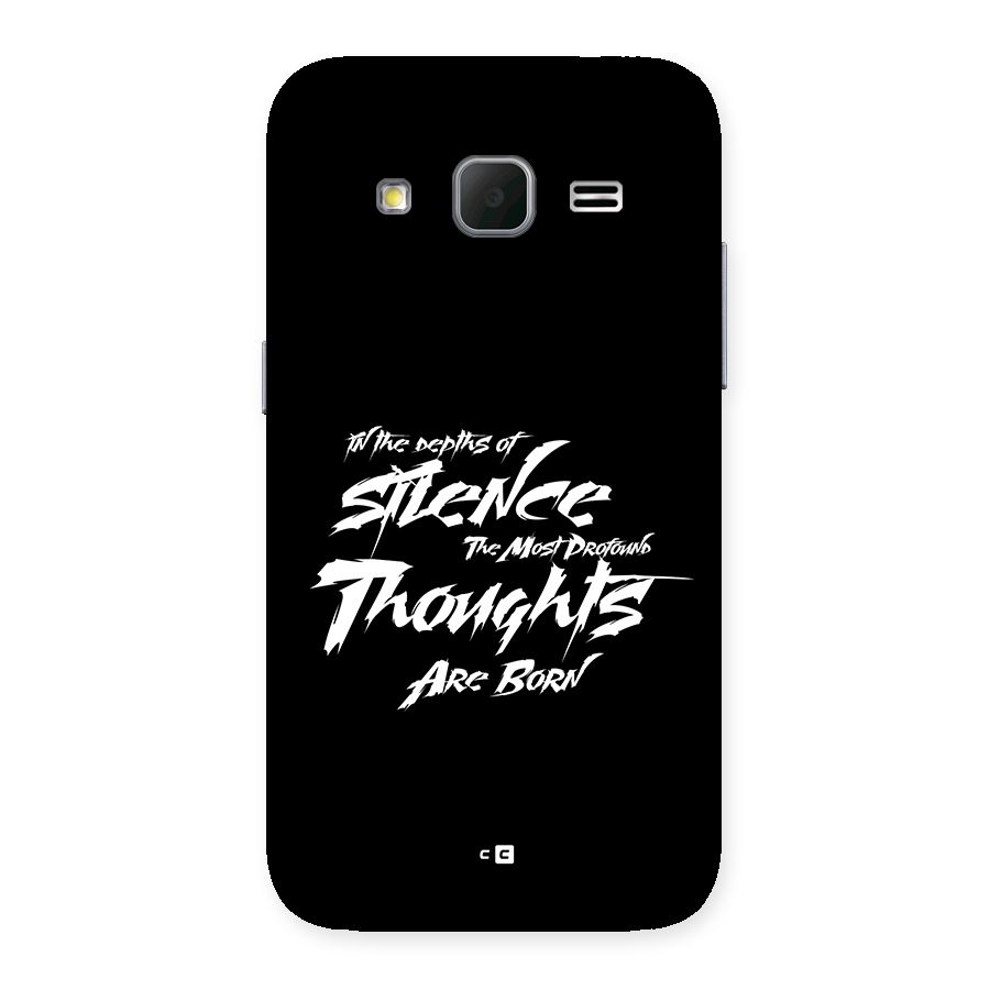 Silent Thoughts Back Case for Galaxy Core Prime