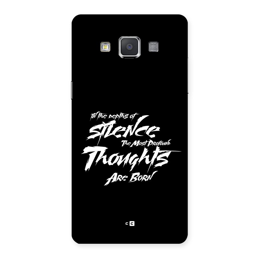 Silent Thoughts Back Case for Galaxy Grand 3