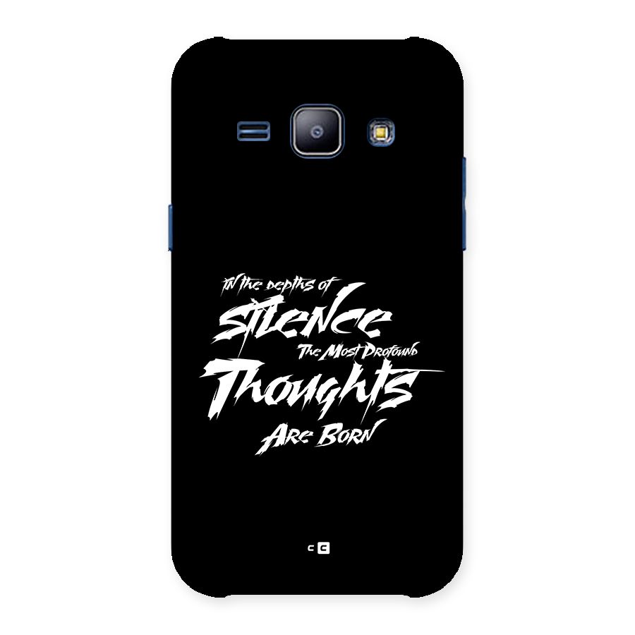 Silent Thoughts Back Case for Galaxy J1