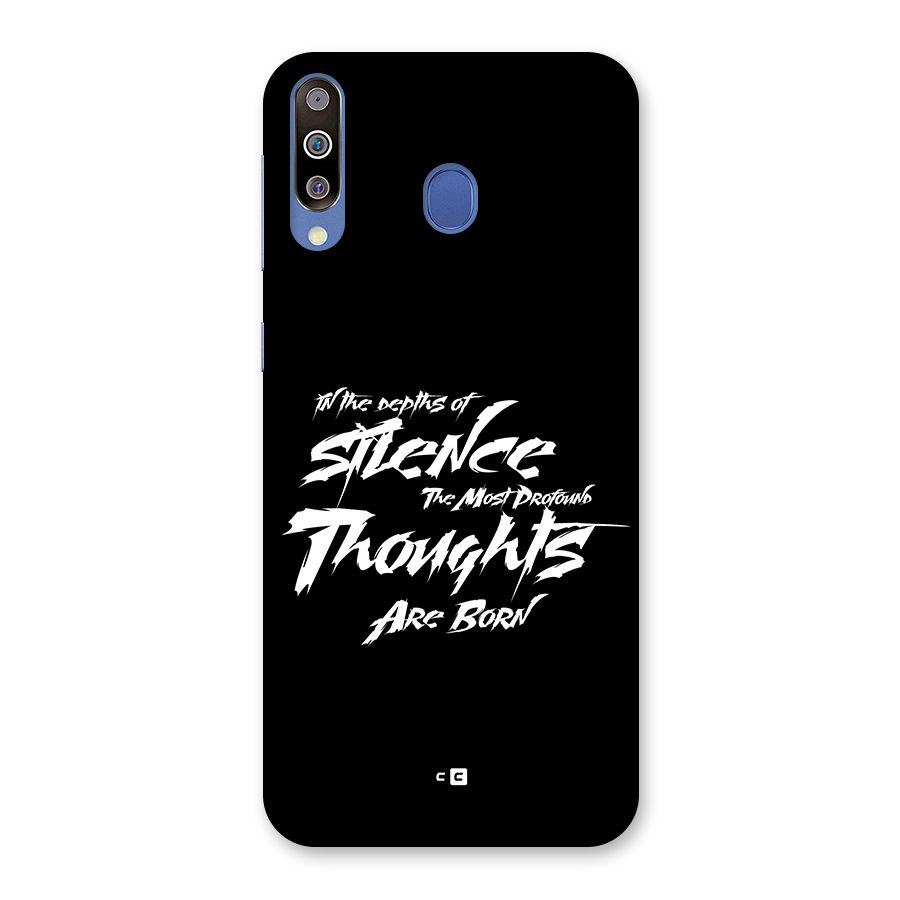 Silent Thoughts Back Case for Galaxy M30