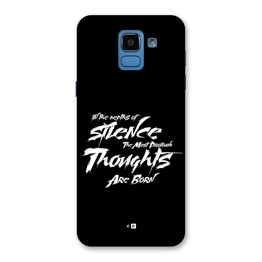 Silent Thoughts Back Case for Galaxy On6