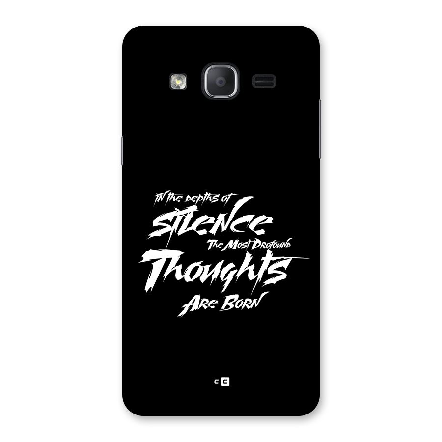 Silent Thoughts Back Case for Galaxy On7 2015