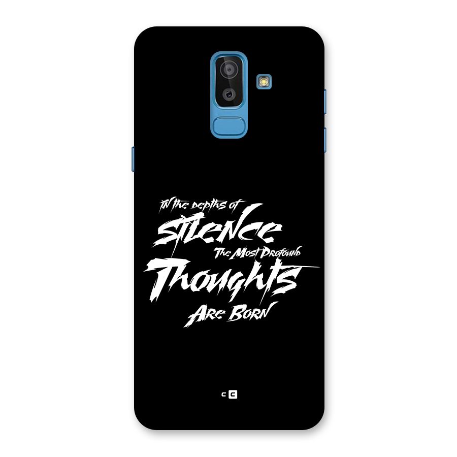 Silent Thoughts Back Case for Galaxy On8 (2018)