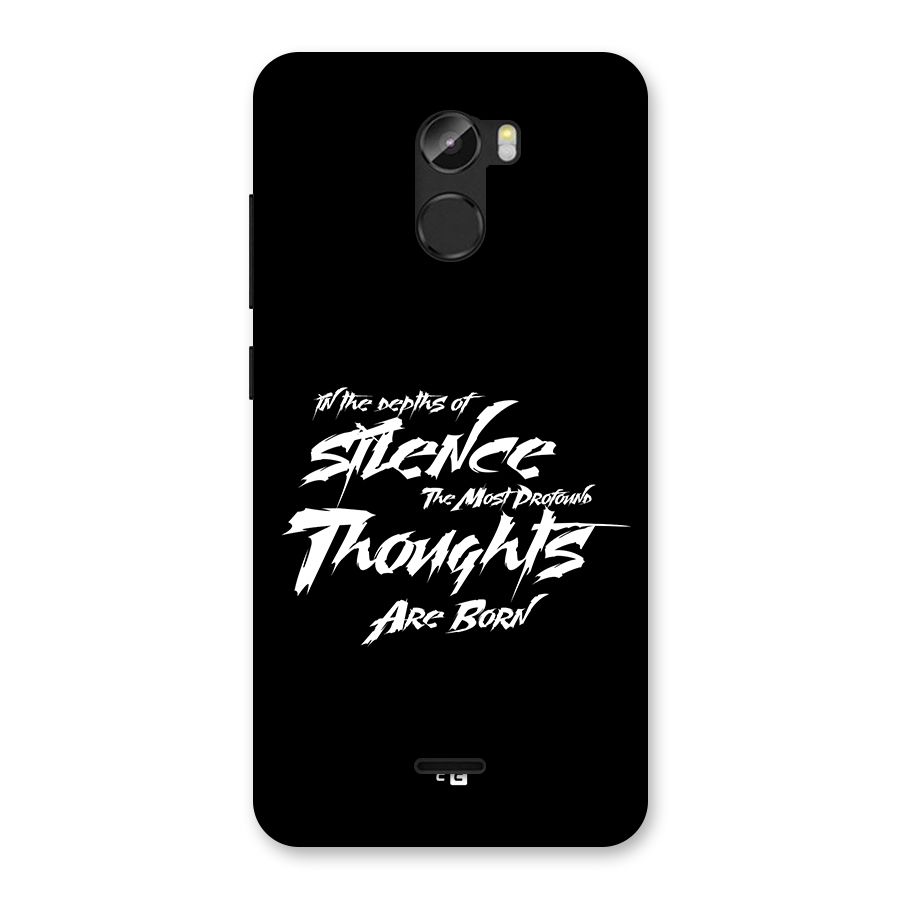 Silent Thoughts Back Case for Gionee X1